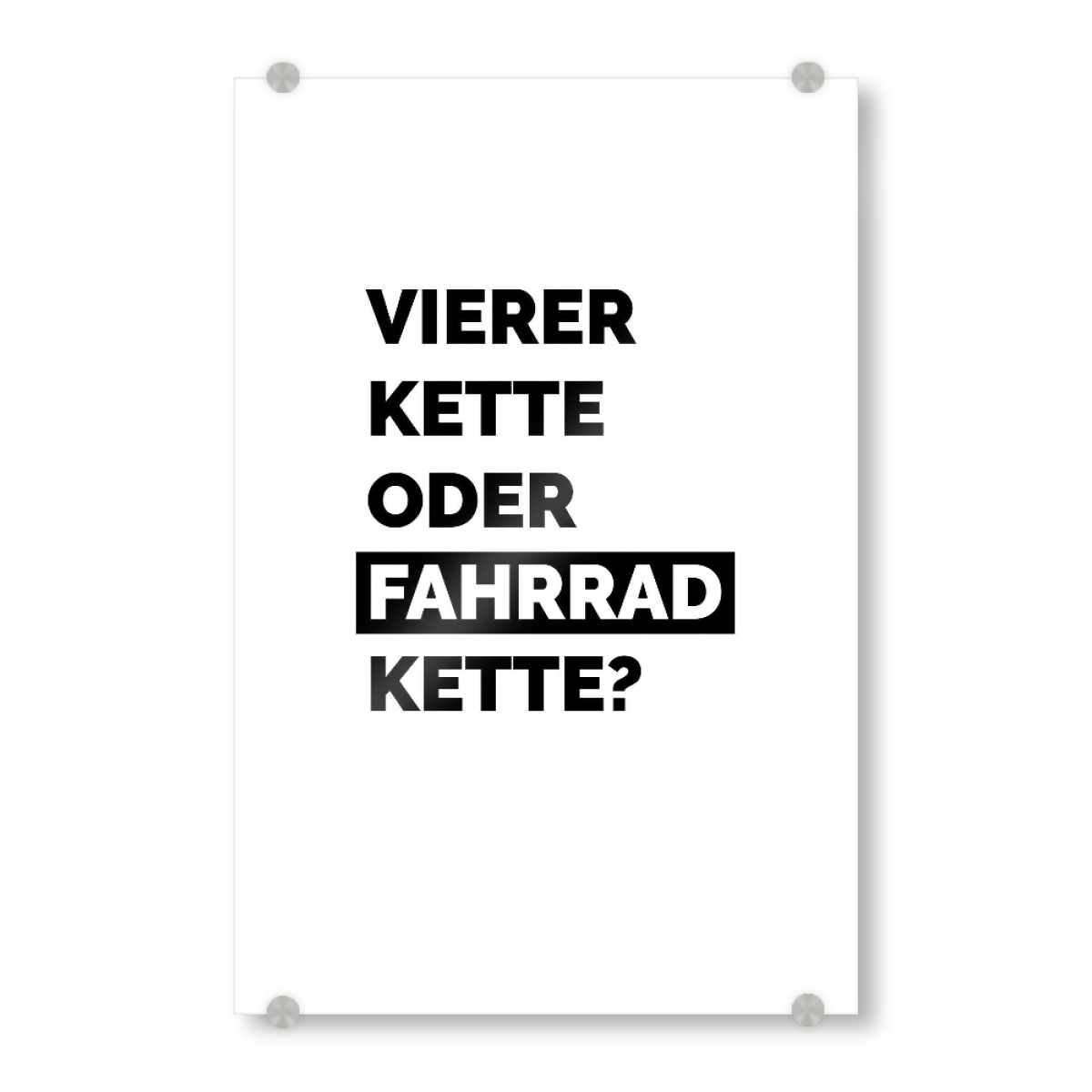 Vierer Kette als Acrylglasbild bei artboxONE kaufen Vierer Kette als Acrylglasbild bei artboxONE kaufen