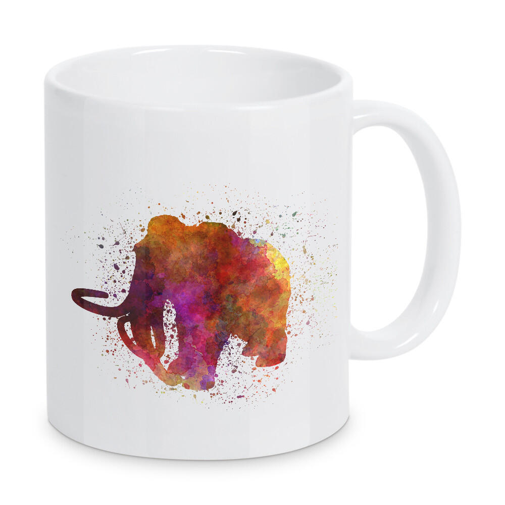 Tasse "Mamut in watercolor" artboxONE - Tiere,Abstrakt - Dinosaur,Prehistoric,Color,Watercolor,Colorful,Pet,Wild,Childish,Animal,Ancient,Dino