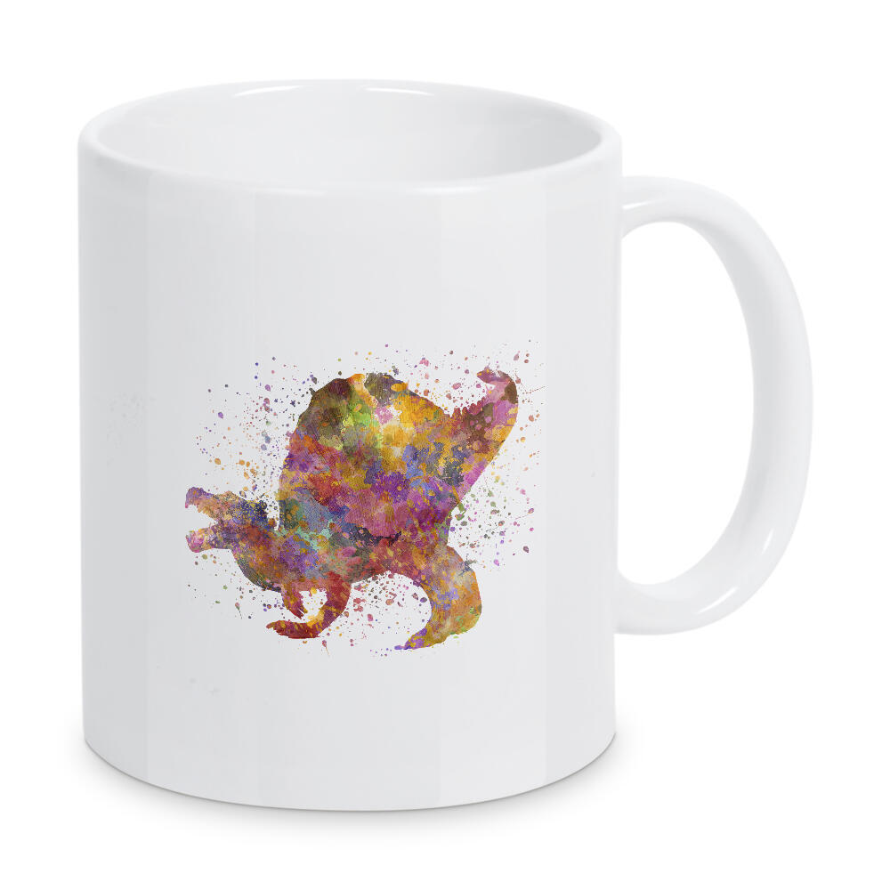 Tasse "Spinosaurus im Aquarell" artboxONE - Tiere,Abstrakt - Dinosaurier,Prähistorisch,Farbe,Aquarell,Bunt,Haustier,Wild,Kindisch,Tier,Antike