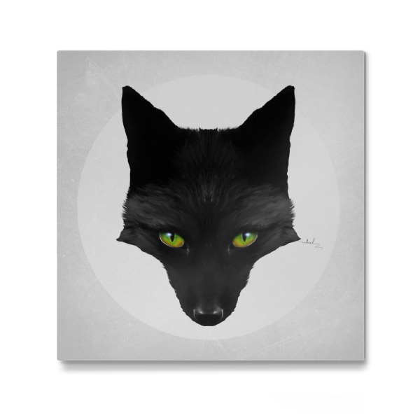 Galerie-Print "Hyper Fox" 30x30 cm artboxONE