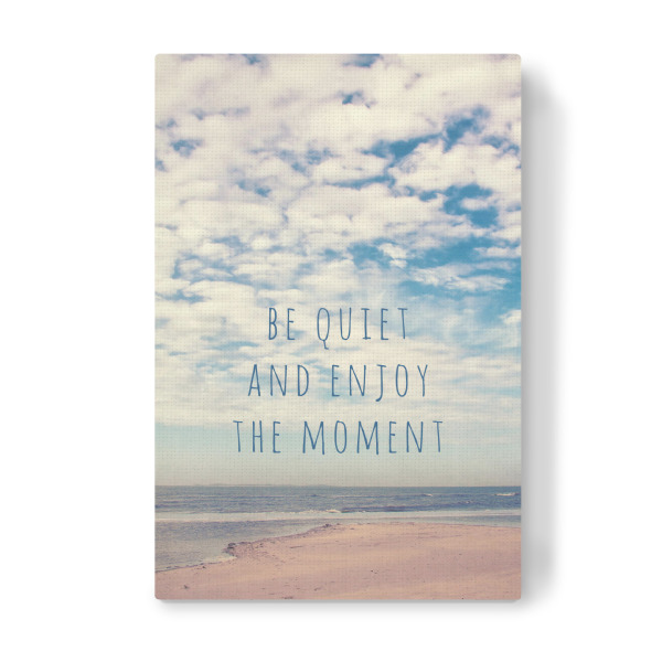Leinwandbild "Amrum Moments" artboxONE - Typografie,Reise / Strand und Meer,Für Mama