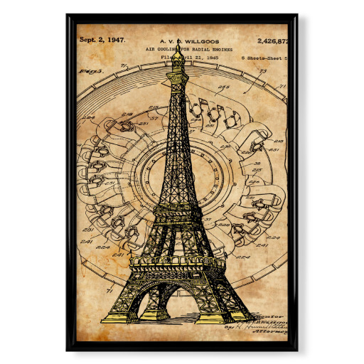 Steampunk Eiffel Tower