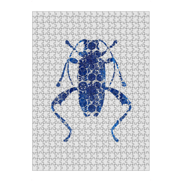 artboxONE Puzzle "Blue Beetle II" artboxONE - Natur,Tiere,Abstrakt,Geometrie