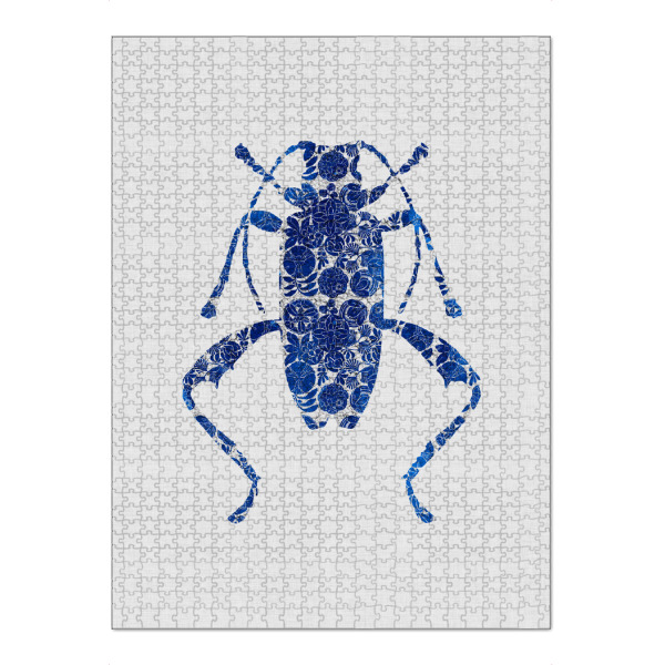 Puzzle Ravensburger "Blue Beetle II" artboxONE - Natur,Tiere,Abstrakt,Geometrie