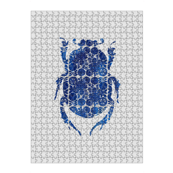 artboxONE Puzzle "Blue Beetle IV" artboxONE - Natur,Floral,Tiere