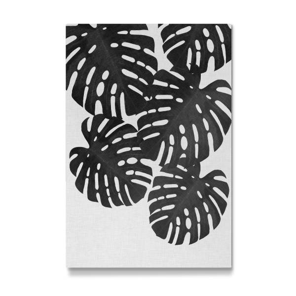 Galerie-Print "Monstera Palm Black White" 30x20 cm artboxONE