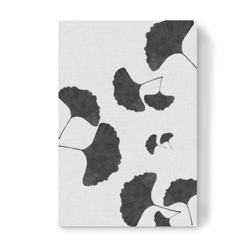 Ginkgo Crowd Black White