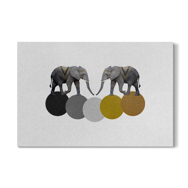 Galerie-Print "Elephant Circles" 30x20 cm artboxONE