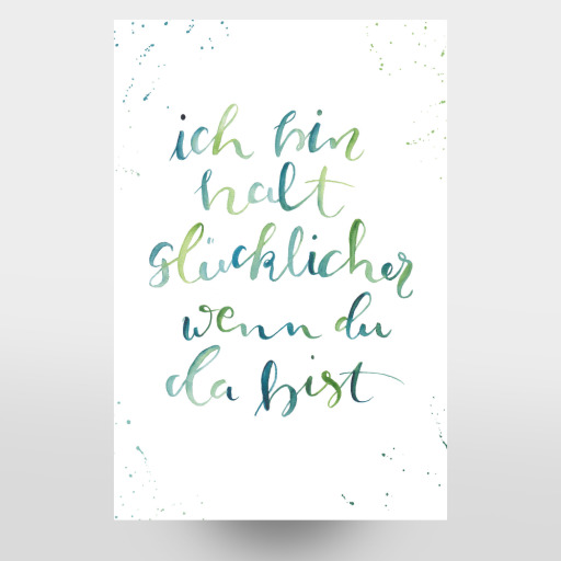 Wenn du da bist