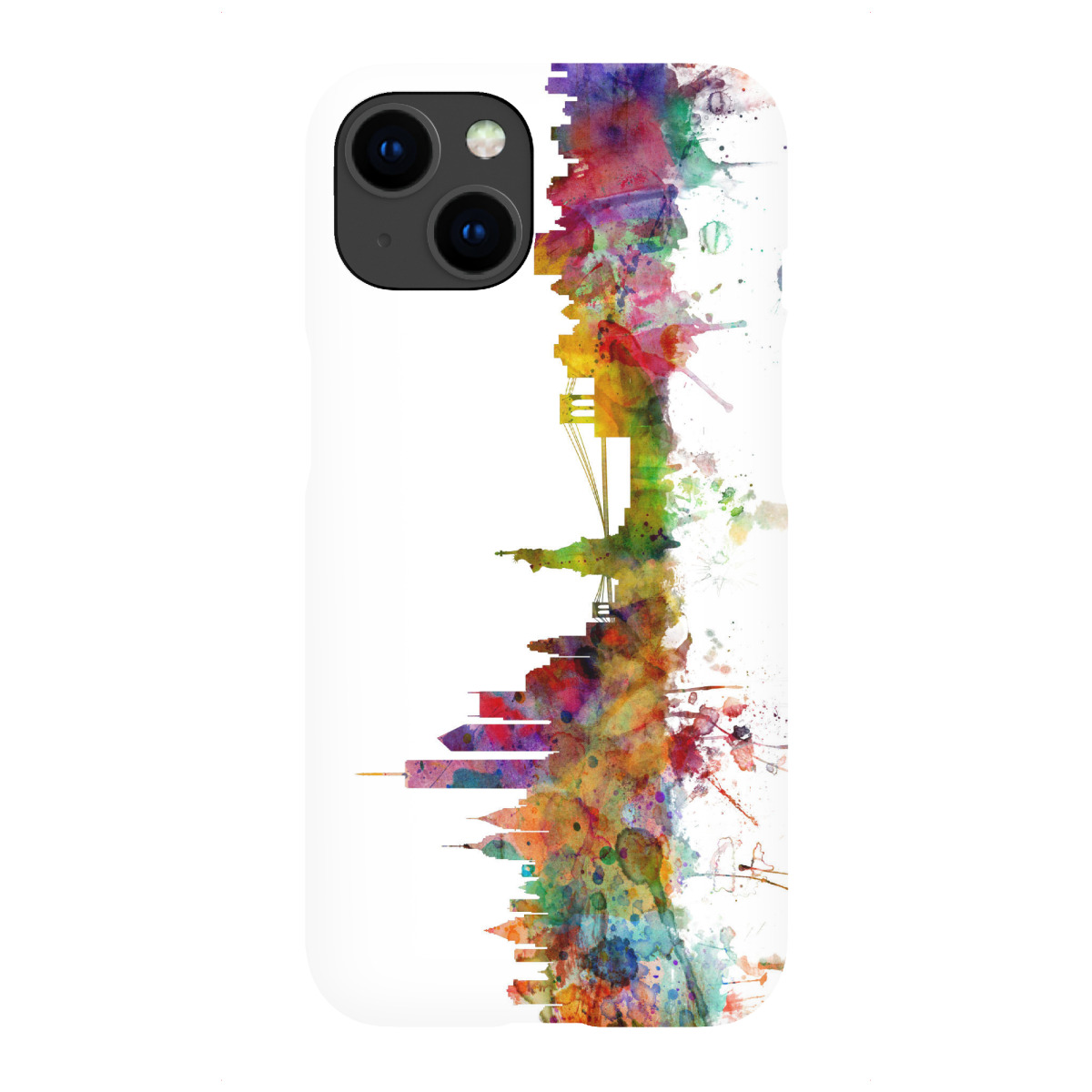 iPhone "New York Watercolor" Premium-Case Handyhülle artboxONE