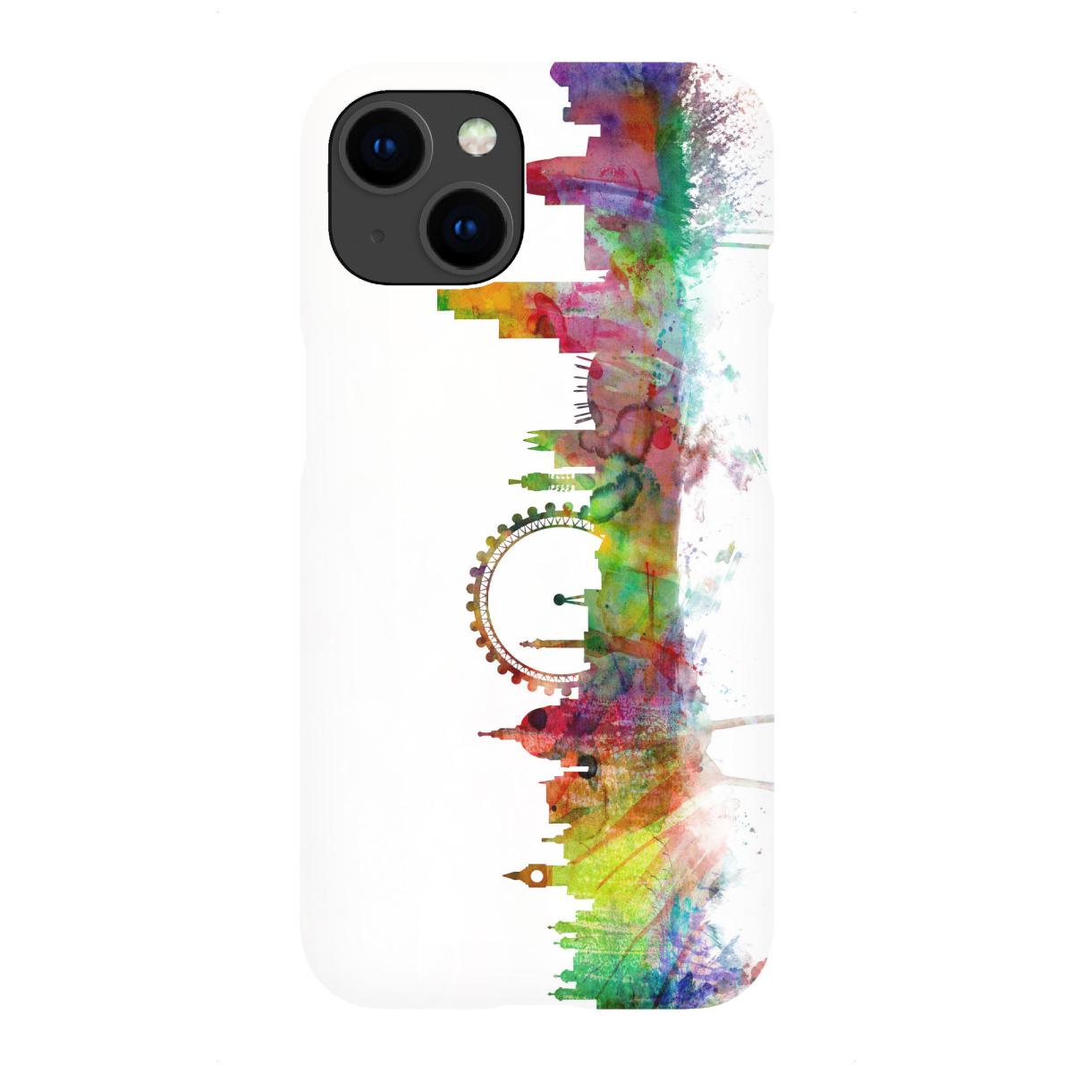 iPhone "London England Watercolor" Premium-Case Handyhülle artboxONE