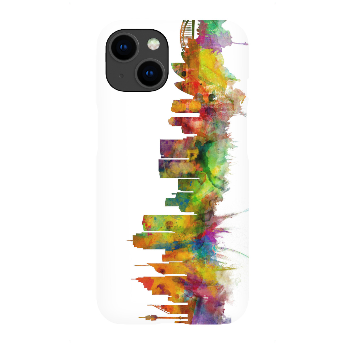 iPhone "Sydney Australia Watercolor" Premium-Case Handyhülle artboxONE