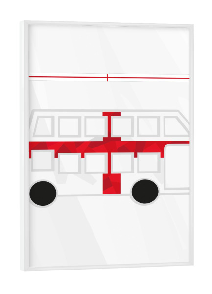 Poster mit weißem Rahmen "Europa England" artboxONE - Reise,Sport / Fußball - Em,Fußball,Weltmeister,Wanderlust,Länder,Uk,United kingdom