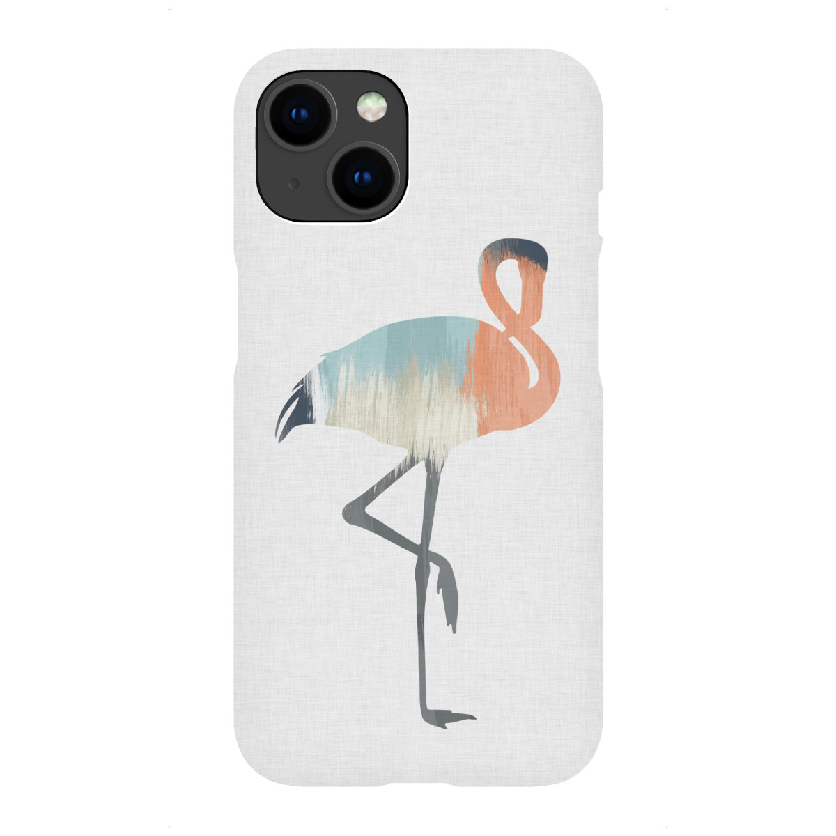 iPhone "Brushed Flamingo" Premium-Case Handyhülle artboxONE