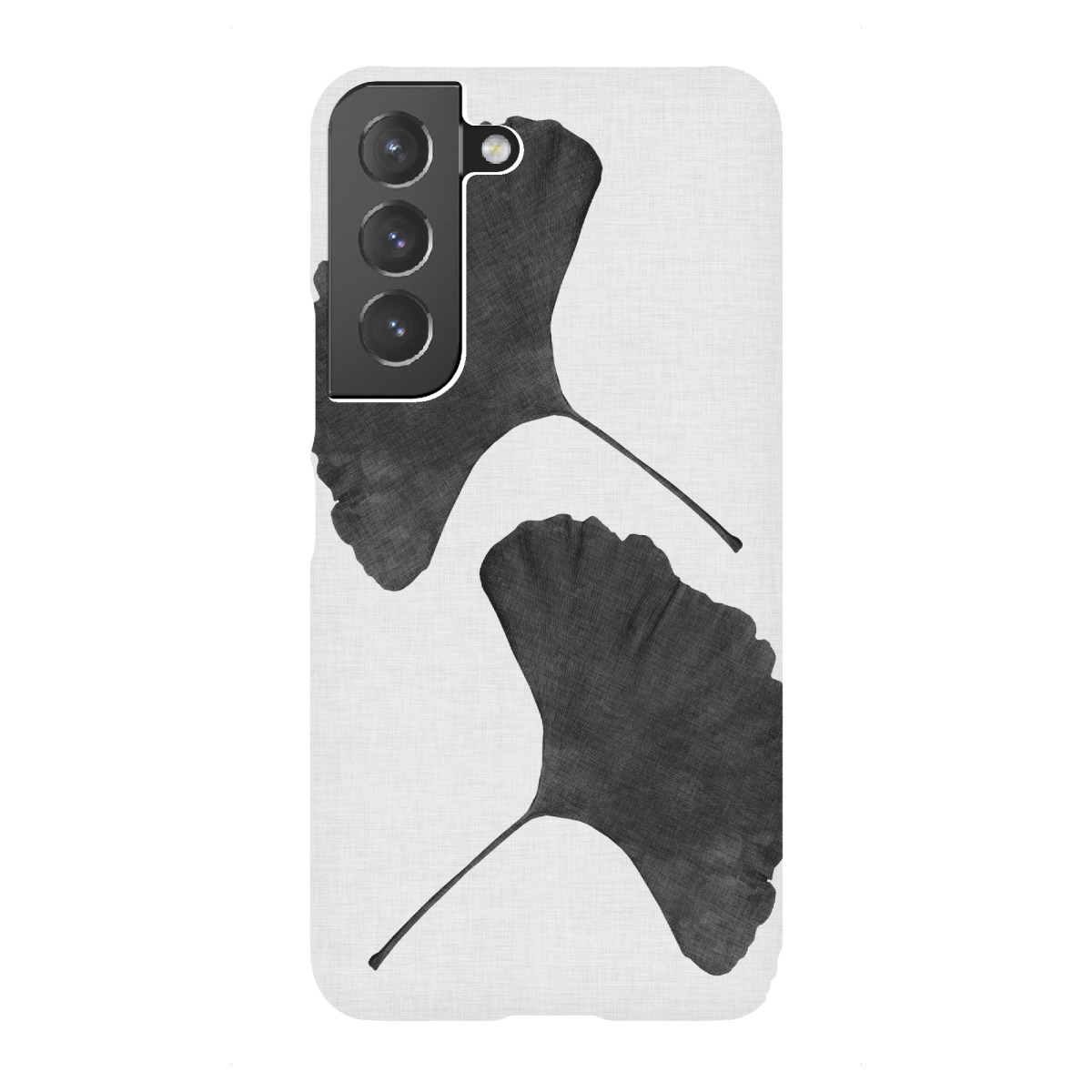 "Ginkgo Twins Black White"für Samsung Galaxy - Premium-Case Handyhülle artboxONE