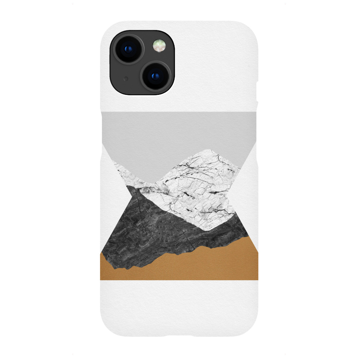 "Marble Twin Trapezium"für iPhone - Premium-Case Handyhülle artboxONE