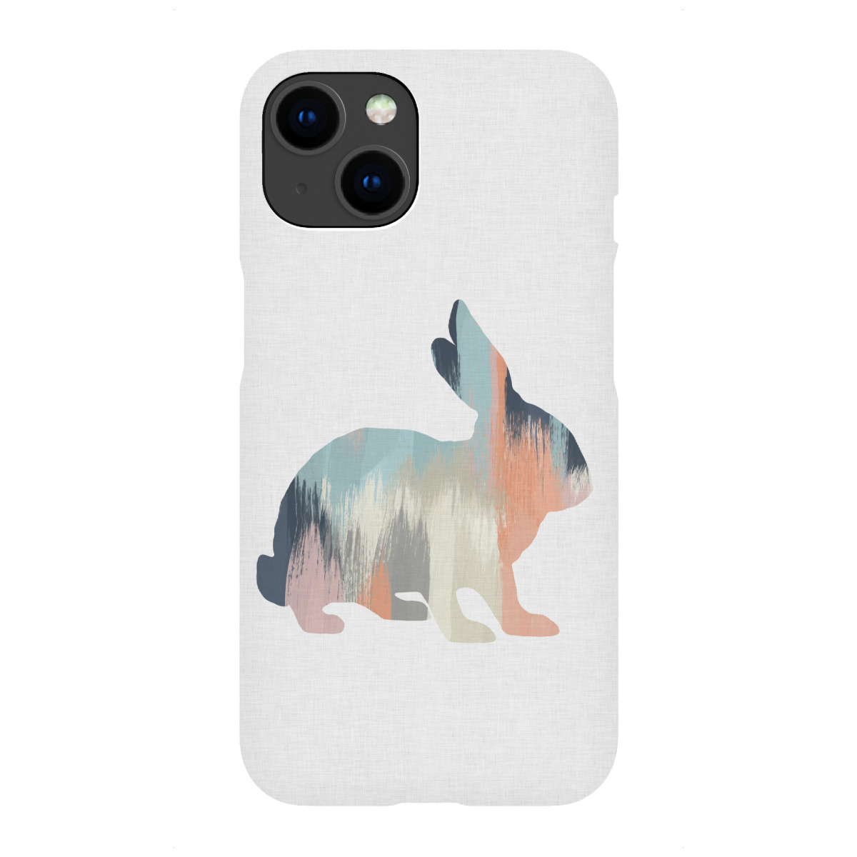 "Brushed Rabbit"für iPhone - Premium-Case Handyhülle artboxONE