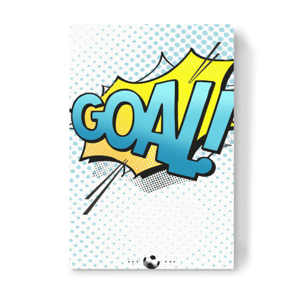 Leinwandbild "Goal 2" artboxONE - Typografie,Comic,Sport,Sport / Fußball - Ziel,Tor,Sport,Typografie,Typografie,Fussball,Fußball