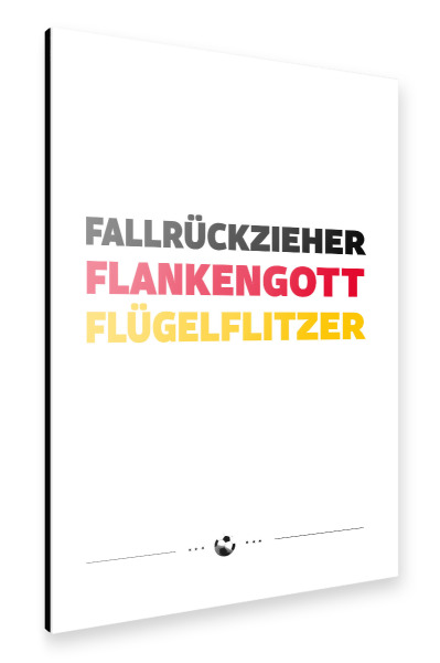 Alu-Dibond "Fallrückzieher" 30x20 cm artboxONE