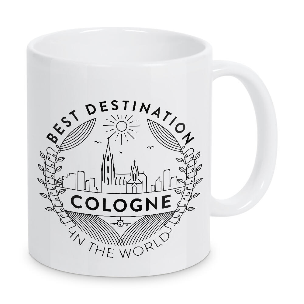 Tasse "Cologne Badge" artboxONE - Städte / Köln,Reise