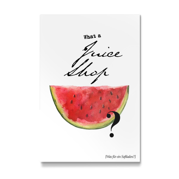 Galerie-Print "What A Juice Shop" 30x20 cm artboxONE