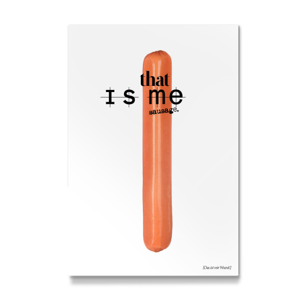Galerie-Print "That Is Me Sausage" 30x20 cm artboxONE