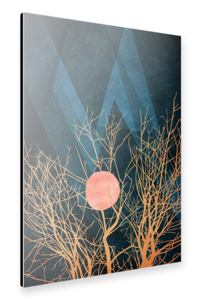 Alu-Dibond "Sleeping Sun" 30x20 cm artboxONE