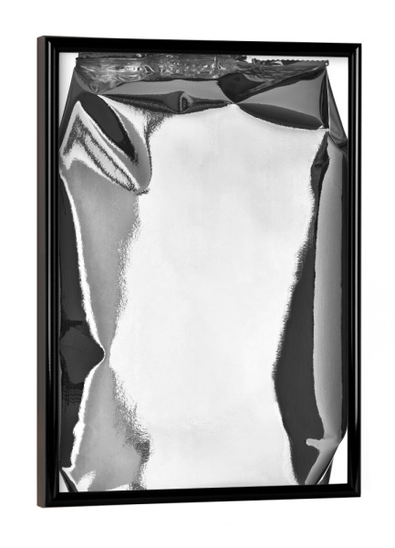 Poster mit schwarzem Rahmen "Silver Shinings No 9" artboxONE - Stillleben