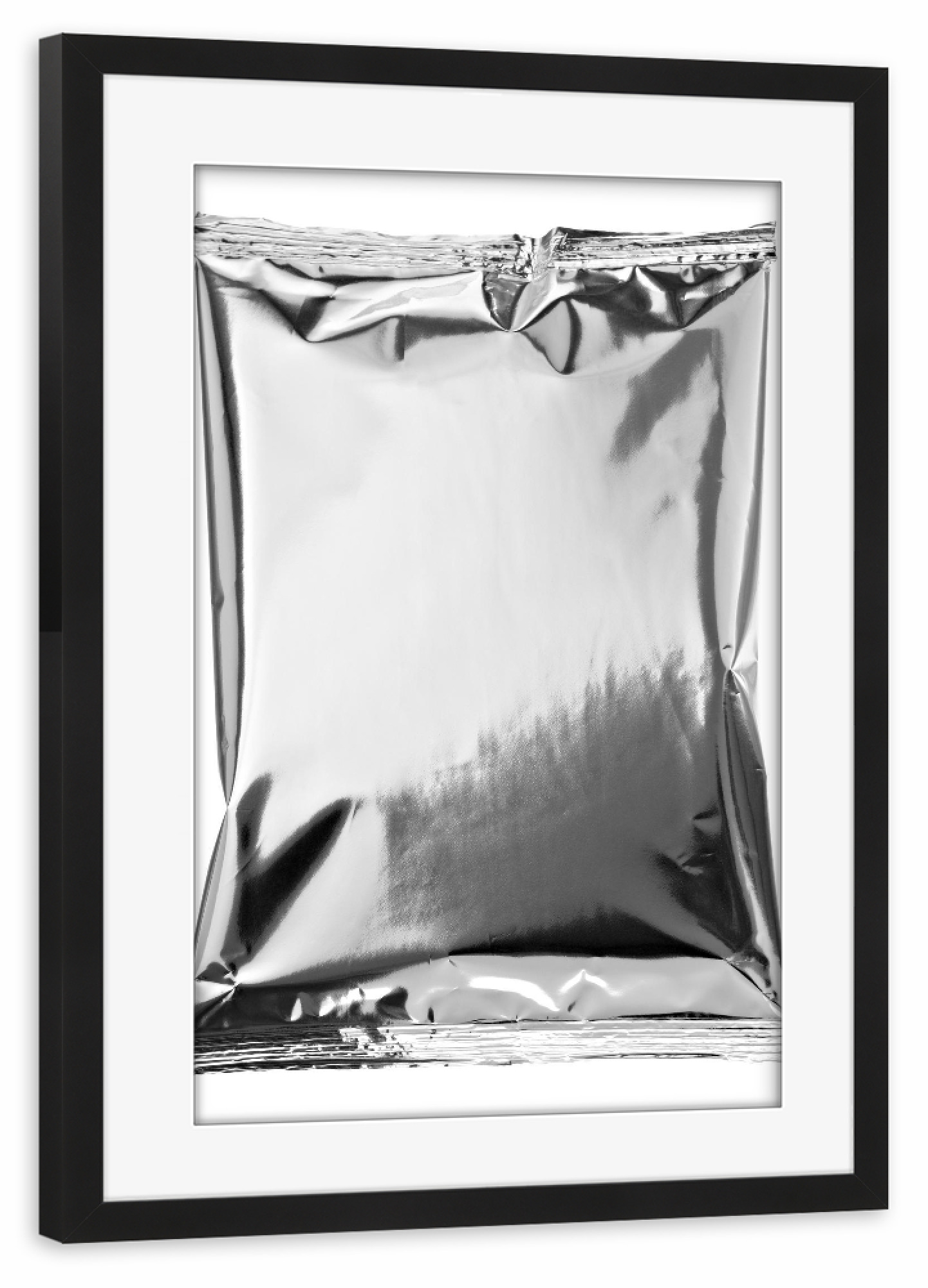 Poster mit Rahmen schwarz "Silver Shinings LOVE" artboxONE - Abstrakt - Knete,Mold,Letters,Buchstaben,Love,Liebe,Sex