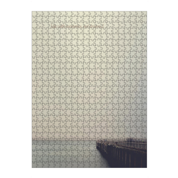 Puzzle Ravensburger "Memories" artboxONE - Typografie - Steg,Wasser,Meer,Ozean,Ozean,Wasser - Bild Steg