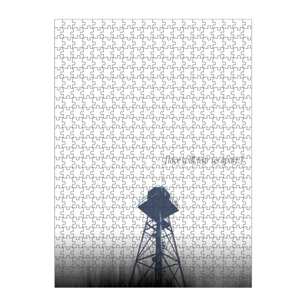 Puzzle Ravensburger "Love Will Tear Us Apart" artboxONE - Typografie,Liebe - Aussichtsturm,Liebe,Liebe,Treppen,Treppe,Aussicht,Turm