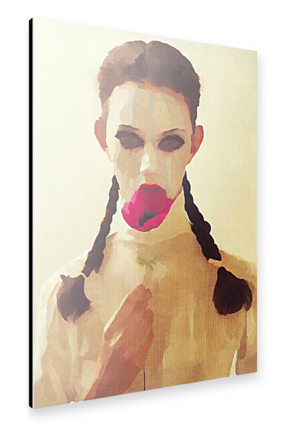 Alu-Dibond "Lollipop Poppy" 30x20 cm artboxONE