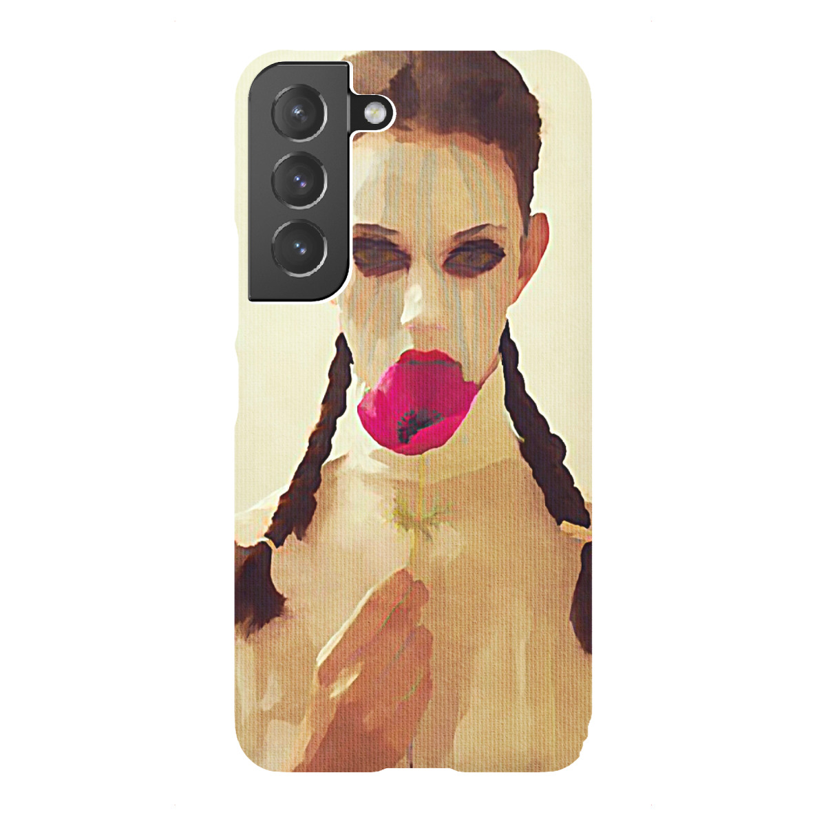Samsung Galaxy "Lollipop Poppy" Premium-Case Handyhülle artboxONE
