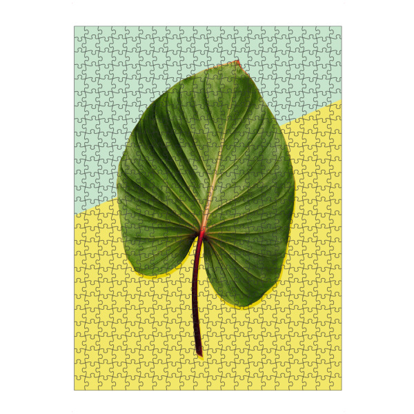 artboxONE Puzzle "Leaf Duett No 1" artboxONE - Floral,Geometrie - Palme,Blatt,Palm,Banana,Leaf,Blume,Flower - Bild Palme