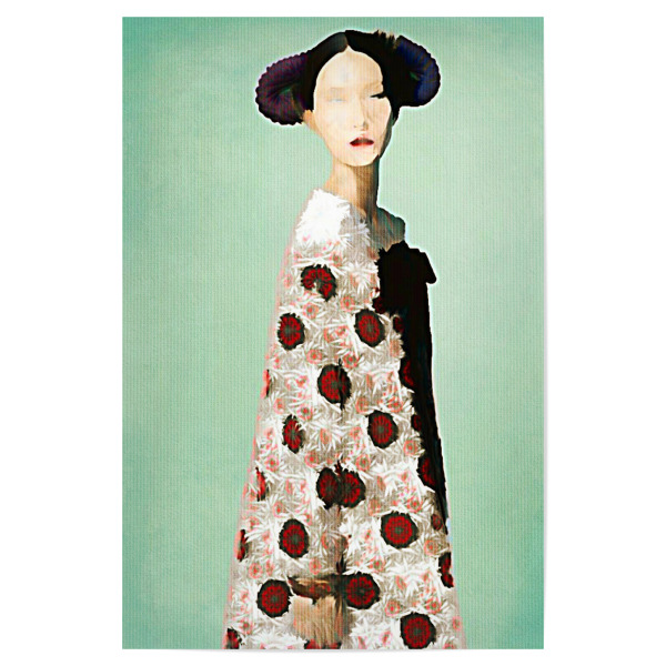 Poster "Kimono Queen" artboxONE - Fashion - Kimono,Japan,Geisha,Japanisch,Asiatisch,Asia,Asian,Asia,Japanese