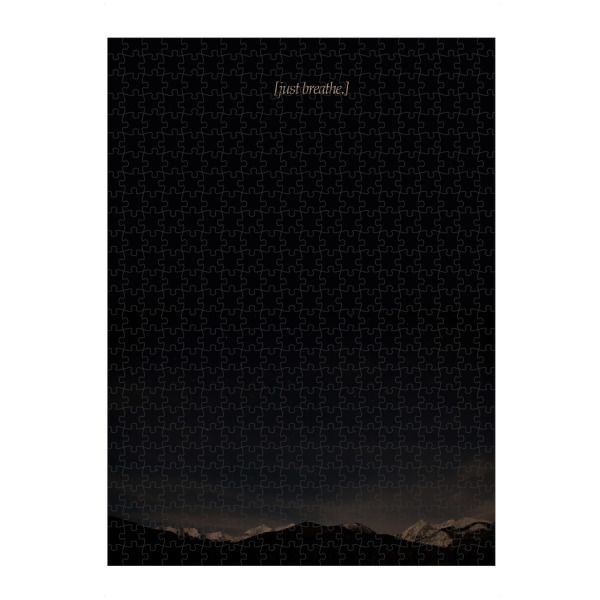 Puzzle Ravensburger "Just Breathe 2" artboxONE - Typografie