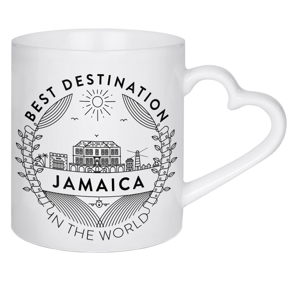 Herztasse "Jamaika-Abzeichen" artboxONE - Städte,Reise