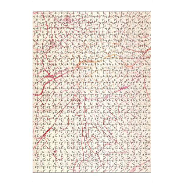 artboxONE Puzzle "Wuppertal Deutschland I" artboxONE - Städte,Reise - Städte,Stadtkarte,Wasserfarbe - Bild städte