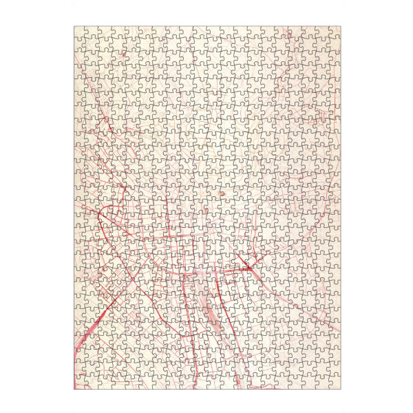 Puzzle Ravensburger "Wiesbaden Deutschland II" artboxONE - Städte,Reise - Städte,Stadtkarte,Wasserfarbe - Bild städte