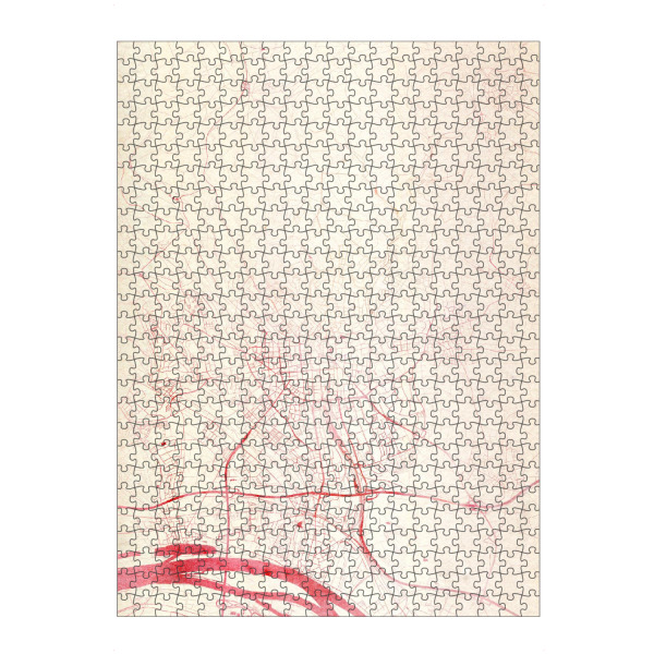 artboxONE Puzzle "Wiesbaden Deutschland I" artboxONE - Städte,Reise - Städte,Stadtkarte,Wasserfarbe - Bild städte