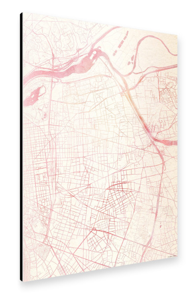 Alu-Dibond "Villeurbanne Frankreich I" 30x20 cm artboxONE