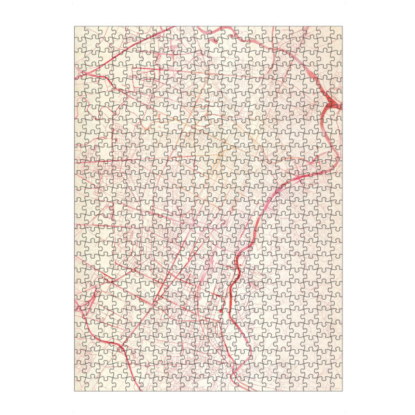 artboxONE Puzzle "Turin Italien I" artboxONE - Städte,Reise - Städte,Stadtkarte,Wasserfarbe - Bild städte