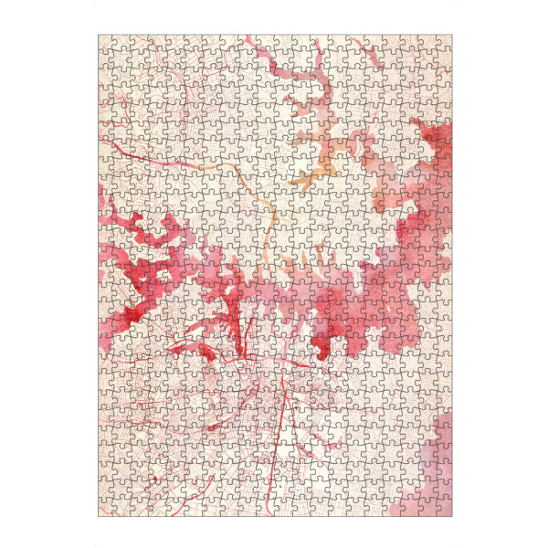 Puzzle Ravensburger "Sydney Australien II" artboxONE - Städte,Reise - Städte,Stadtkarte,Wasserfarbe - Bild städte