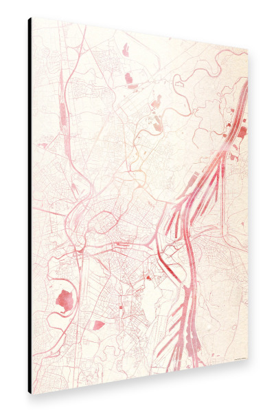 Alu-Dibond "Straßburg Frankreich I" 30x20 cm artboxONE