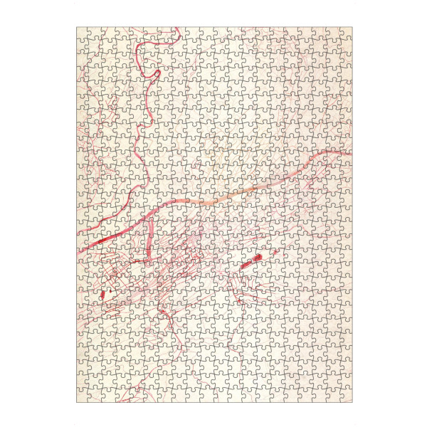 artboxONE Puzzle "St.-Gallen Schweiz I" artboxONE - Städte,Reise - Städte,Stadtkarte,Wasserfarbe - Bild städte