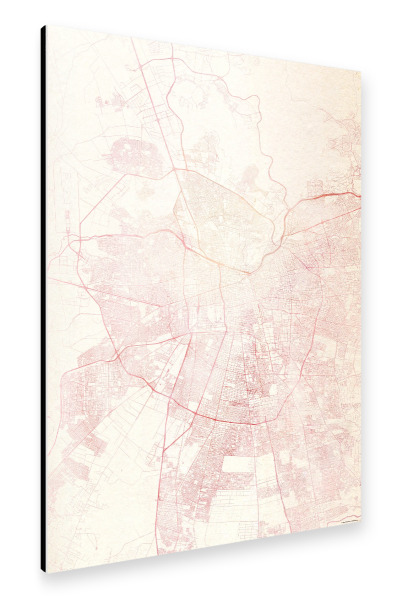 Alu-Dibond "Santiago-de-Chile I" 30x20 cm artboxONE