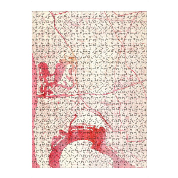 artboxONE Puzzle "San-Diego USA II" artboxONE - Städte,Reise - Städte,Stadtkarte,Wasserfarbe - Bild städte