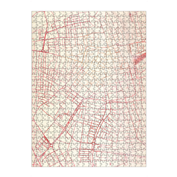 Puzzle Ravensburger "Ravenna Italien I" artboxONE - Städte,Reise - Städte,Stadtkarte,Wasserfarbe - Bild städte