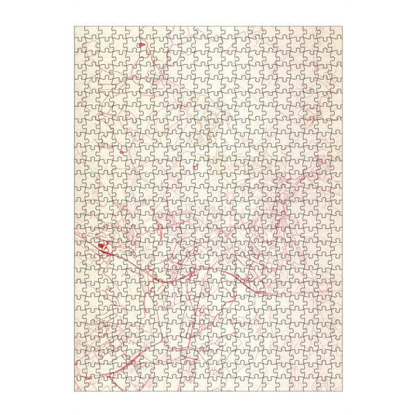 Puzzle Ravensburger "Perugia Italien I" artboxONE - Städte,Reise - Städte,Stadtkarte,Wasserfarbe - Bild städte