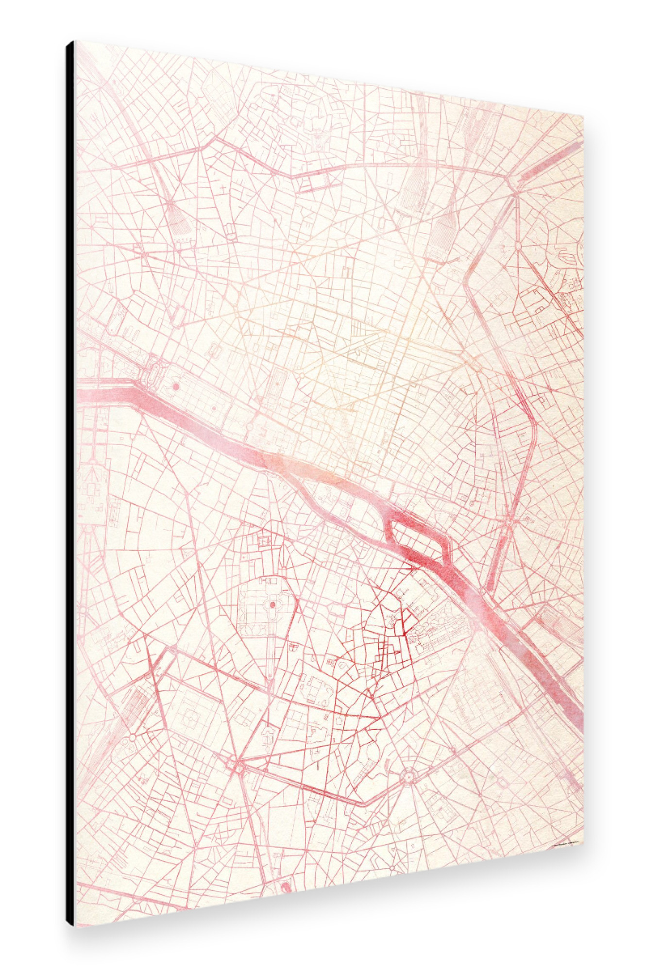 Alu-Dibond "Paris Frankreich II" 75x50 cm artboxONE